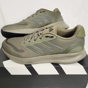 Adidas Men "RUNFALCON 5" Running Shoes- Olive Strata/Core Black- Sz:11.5 IE0525